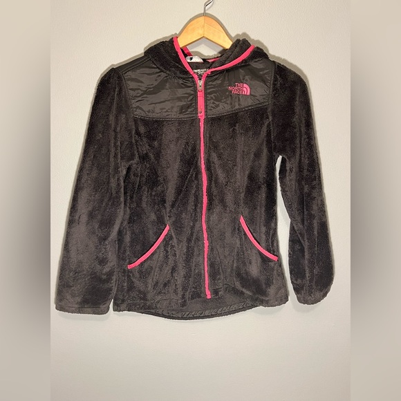 The North Face Other - The North Face Sherpa Faux Fur Winter Zipper Jacket Youth Girls Large 14/16